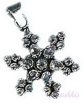 Gemstone silver pendant - click here for large view