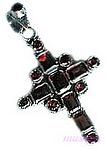Gemstone silver pendant - click here for large view
