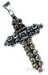 Gemstone silver pendant - click here for large view