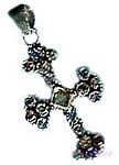 Gemstone silver pendant - click here for large view