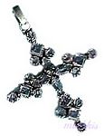 Gemstone silver pendant - click here for large view