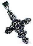 Gemstone silver pendant - click here for large view