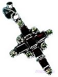 Gemstone silver pendant - click here for large view