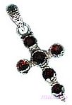 Gemstone silver pendant - click here for large view