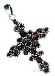 Gemstone silver pendant - click here for large view