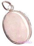 Gemstone silver pendant - click here for large view