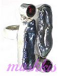 sterling silver finger ring - click here for large view
