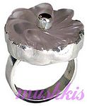 sterling silver finger ring - click here for large view