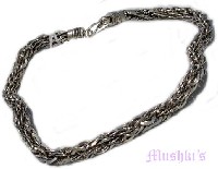 Indian ethnic tribal necklace - click here for large view