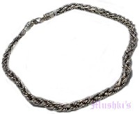 Indian ethnic tribal necklace - click here for large view