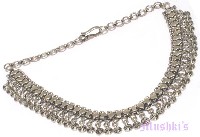 Indian ethnic tribal necklace - click here for large view