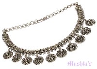 Indian ethnic tribal necklace - click here for large view