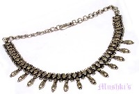 Indian ethnic tribal necklace - click here for large view