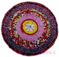 Round Tea Coaster - click here for large view