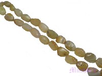 Fascted triangular citrine agate - click here for large view