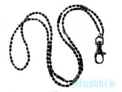 Beaded badge holder - click here for large view