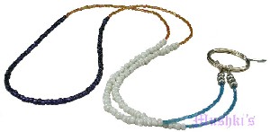 Beaded badge holder - click here for large view