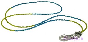 Beaded badge holder - click here for large view