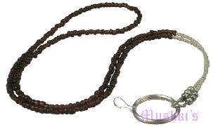 Beaded badge holder - click here for large view