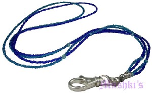 Beaded badge holder - click here for large view