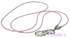 Beaded badge holder - click here for large view