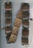 Single Row Coconut Cover Horn Beaded Belt - click here for large view