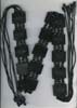 Three Row Horn  Beaded Belt - click here for large view