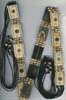 Three Row Horn  Beaded Belt - click here for large view