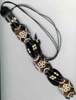 Double Row Horn Beaded Belt - click here for large view