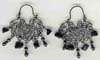 Filigree Black Beaded Earring - click here for large view