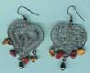 Filigree Multy Color Beaded Earring - click here for large view