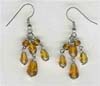 Three LineTopaz Beaded Earring - click here for large view