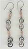 Pink Beaded Earring - click here for large view