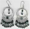 Black Beaded Filigree Earring - click here for large view