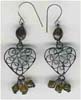 Topaz Beaded Filigree Earring - click here for large view