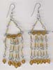 Topaz Beaded Six Row Earring - click here for large view