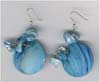 Blue Mop Earring - click here for large view