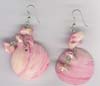 Pink Mop Earring - click here for large view