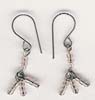 Three Row Seed Beaded Earring - click here for large view