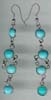 Turq Beaded Earring - click here for large view