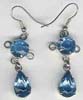 Blue Beaded Earring - click here for large view