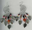 Wire Filigree Beaded Earring - click here for large view