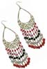 Designer beaded earring - click here for large view