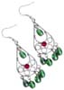 Designer beaded earring - click here for large view