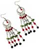 Designer beaded earring - click here for large view