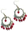 Designer beaded earring - click here for large view