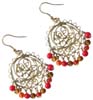 Designer beaded earring - click here for large view