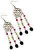Designer beaded earring - click here for large view