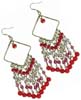 Designer beaded earring - click here for large view