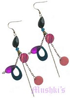 Designer beaded earring - click here for large view